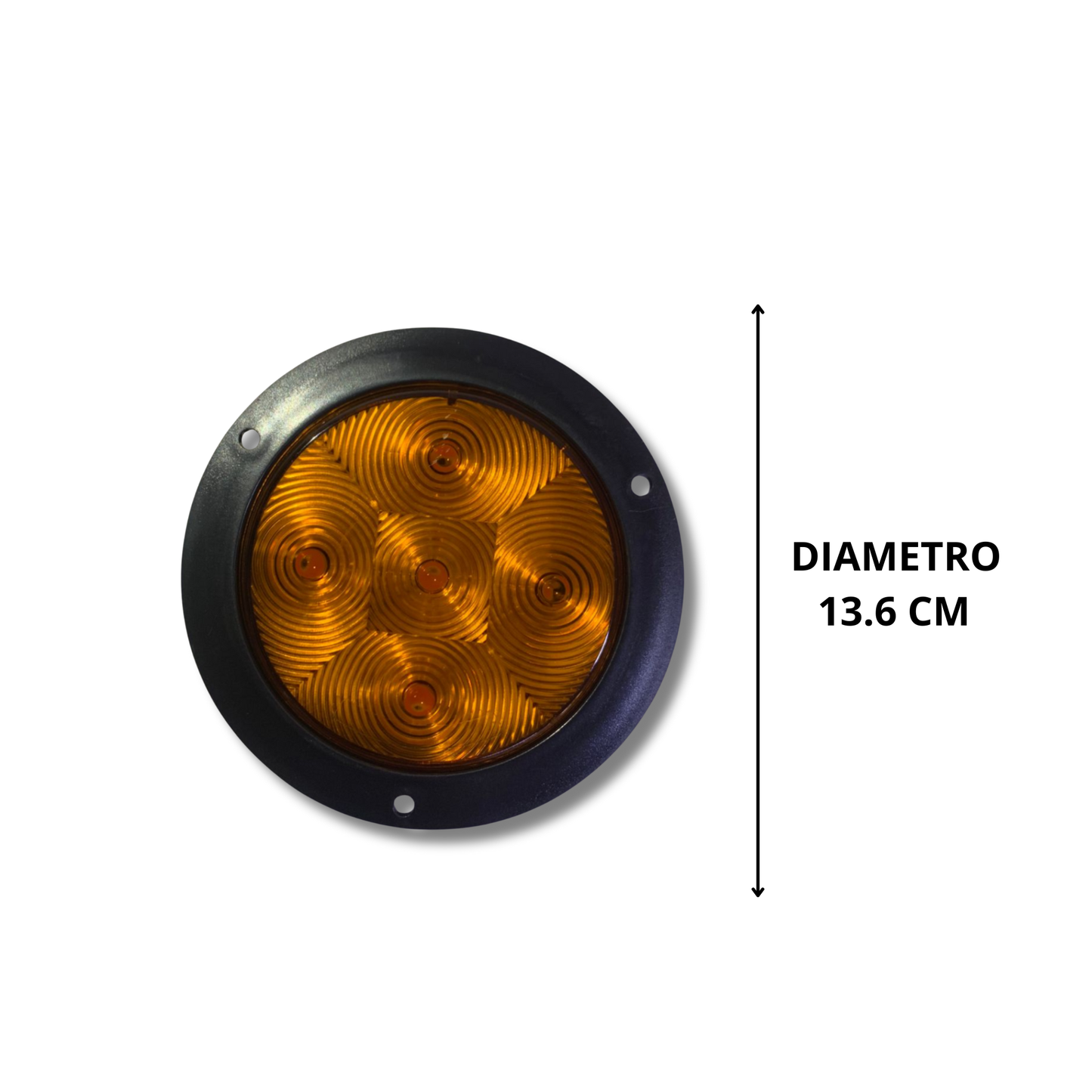 Plafón LED Redondo Renovatio Universal 12V/24V CC – Luz Fija y Estrobo