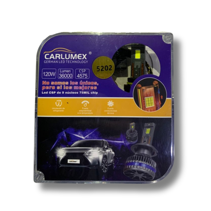 Foco LED Automotriz Carlumex H16 – Alto Desempeño y Máxima Iluminación