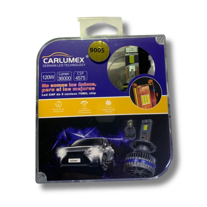 Foco LED Automotriz Carlumex 9005 – Alto Desempeño y Máxima Iluminación