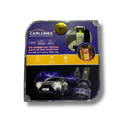 Foco LED Automotriz Carlumex H7 – Alto Desempeño y Máxima Iluminación