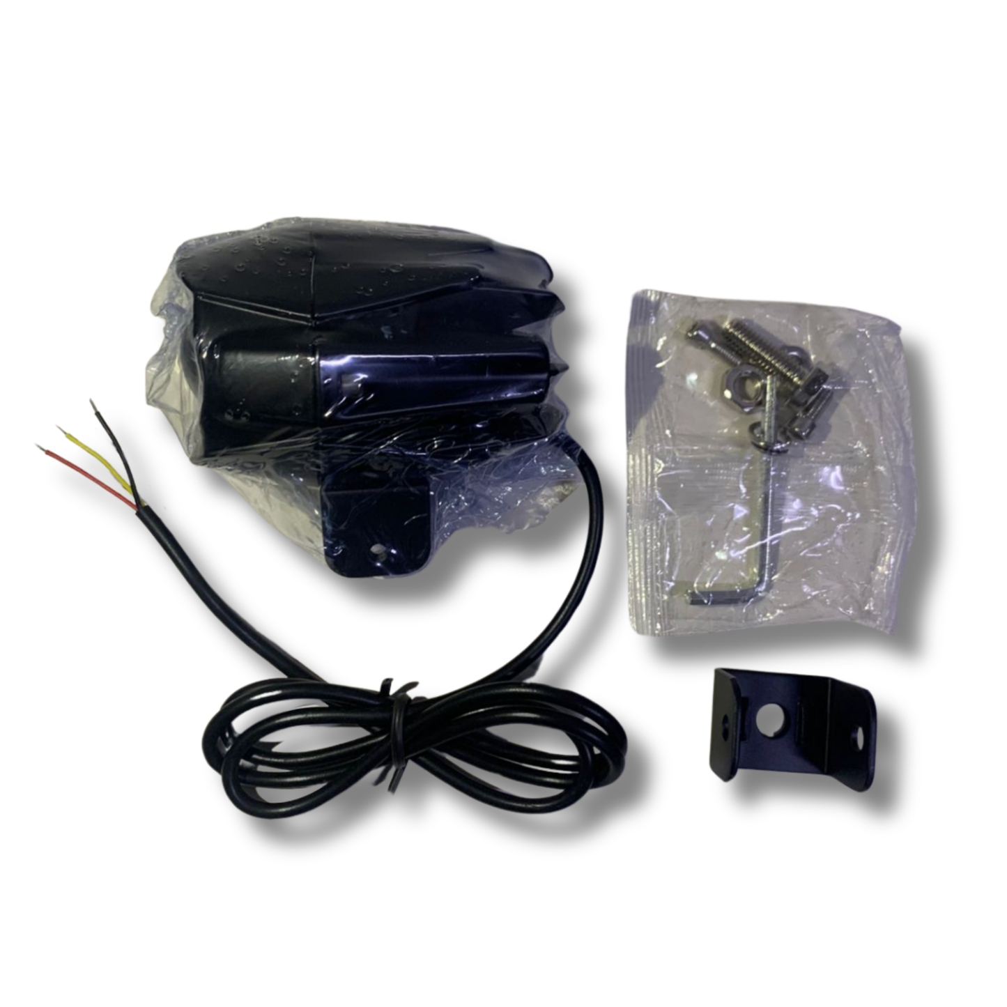 Faro LED para Moto Carlumex – 1 Lupa Redondo Blanco y Amarillo