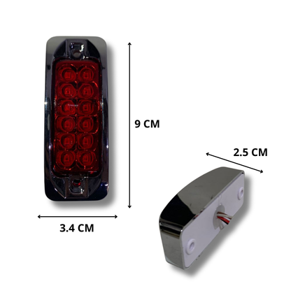 Plafón LED Universal Renovatio 12V/24V CC – 12 Leds con Luz Fija y Estrobo