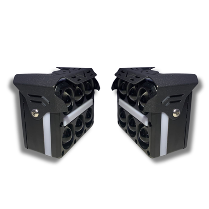 Faro LED para Moto Carlumex 6 Lupas con Cuarto 72W – Potencia, Precisión y Estilo Personalizable