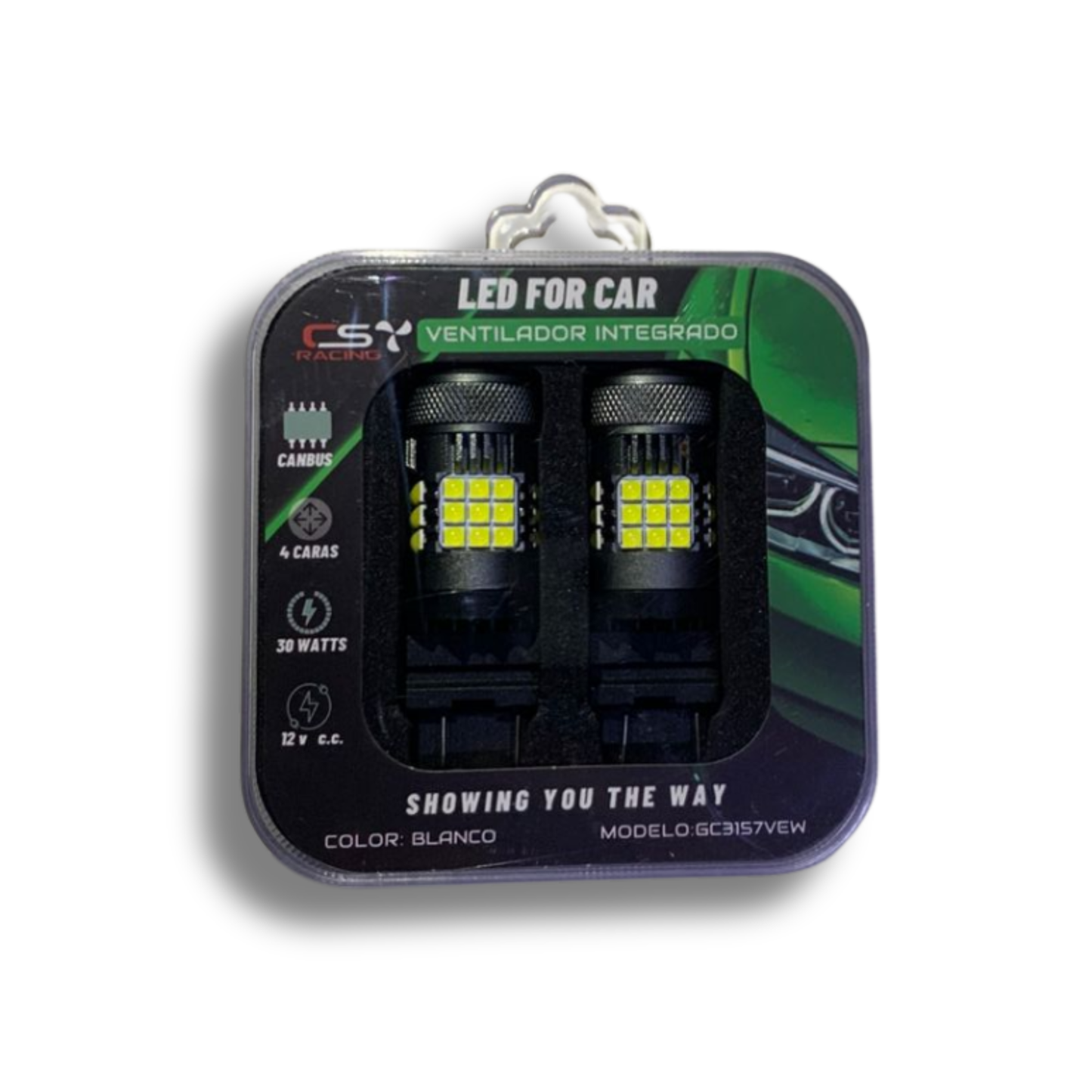 Foco LED CS Racing CANBUS 30W 12V de 4 Caras