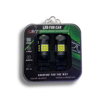 Foco LED CS Racing CANBUS 30W 12V de 4 Caras