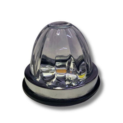 Plafón LED Renovatio Watermelon Universal 12V/24V – Luz Frontal Fija y Estrobo, Vidrio