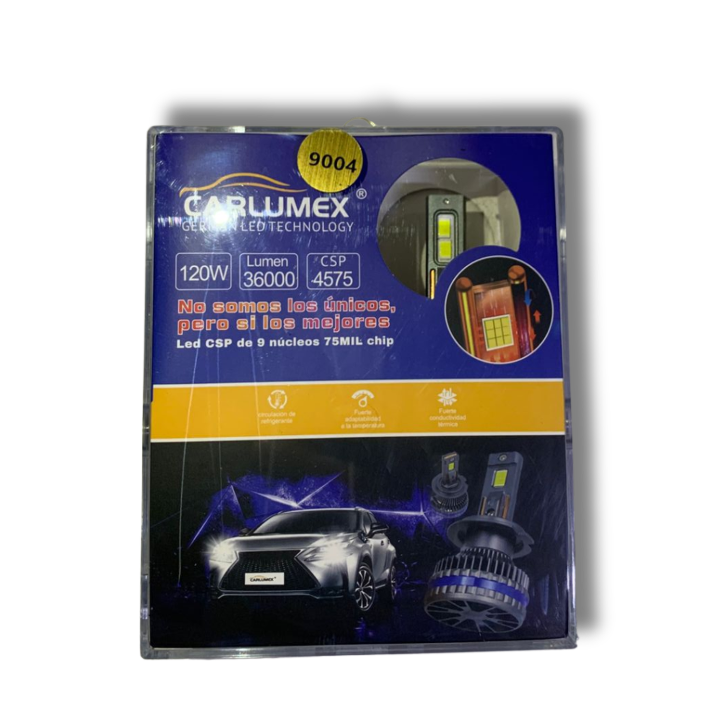 Foco LED Automotriz Carlumex 9004 – Alto Desempeño y Máxima Iluminación