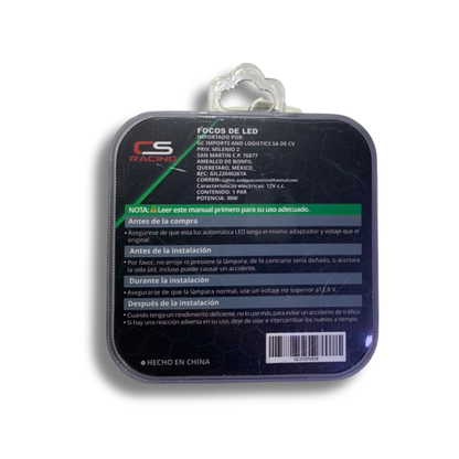 Foco LED CS Racing CANBUS 30W 12V de 4 Caras