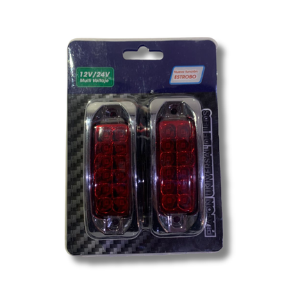 Plafón LED Universal Renovatio 12V/24V CC – 12 Leds con Luz Fija y Estrobo