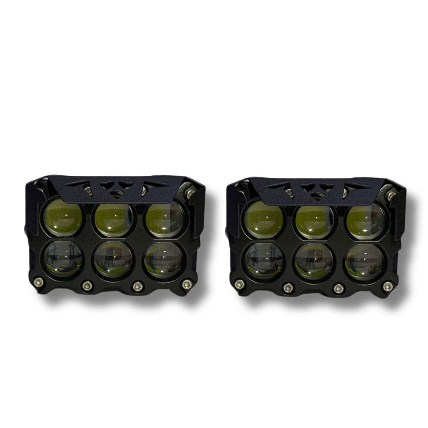 Faro LED para Moto Carlumex 6 LUPAS 72W – Máxima Iluminación y Estilo Personalizable