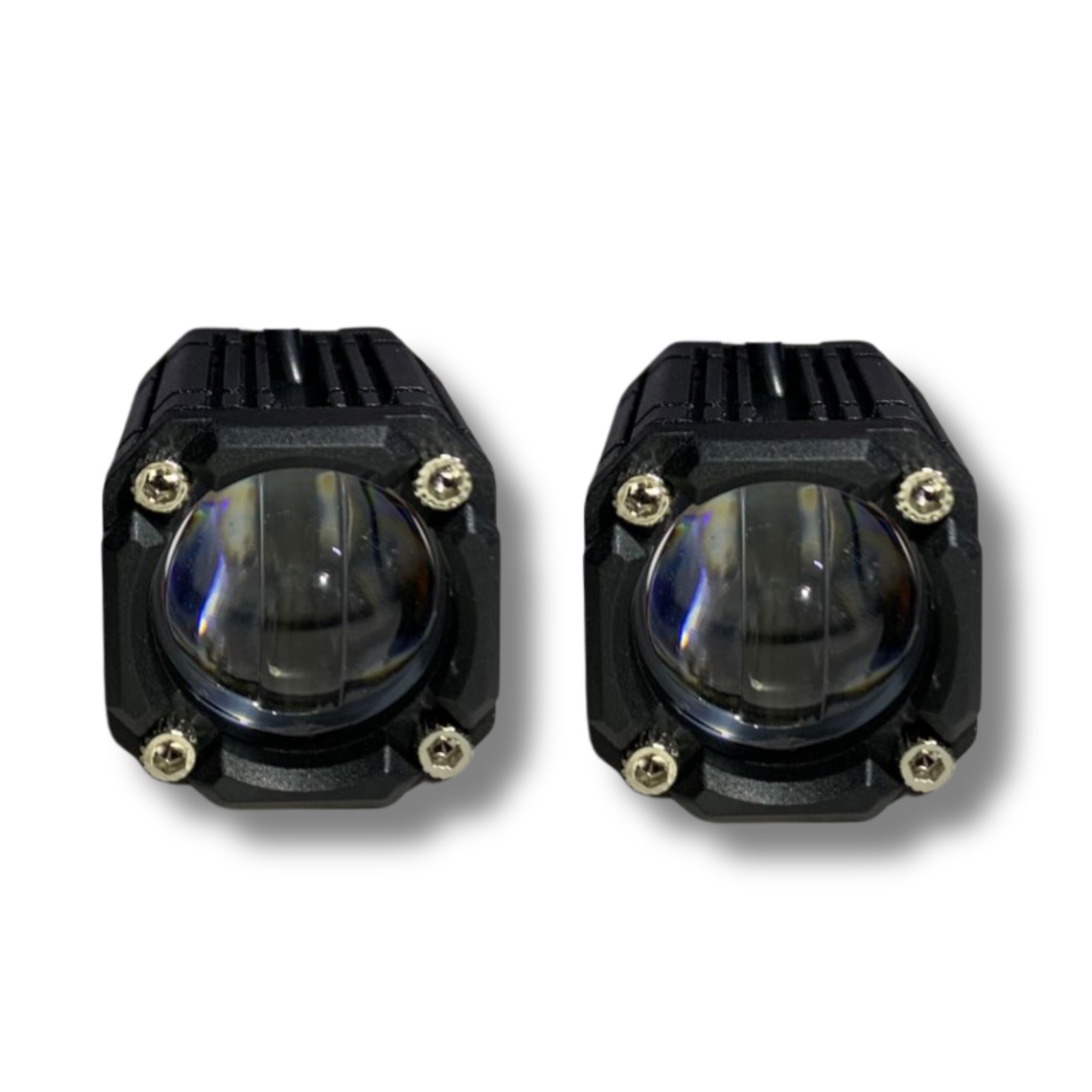 Faro LED Mini Carlumex para Moto – 1 Lupa, 24W, Blanco/Amarillo
