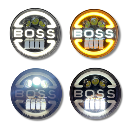 Faro Auxiliar LED Tuzoluz Boss 60W 10,000 Lúmenes Blanco/Ámbar 12V–24V