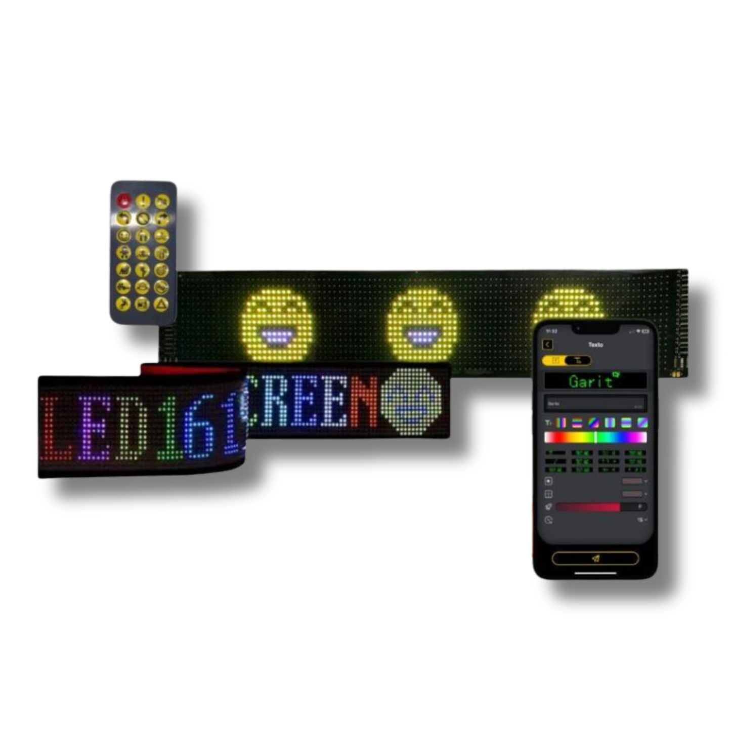 Letrero LED Flexible para Parabrisas Carlumex