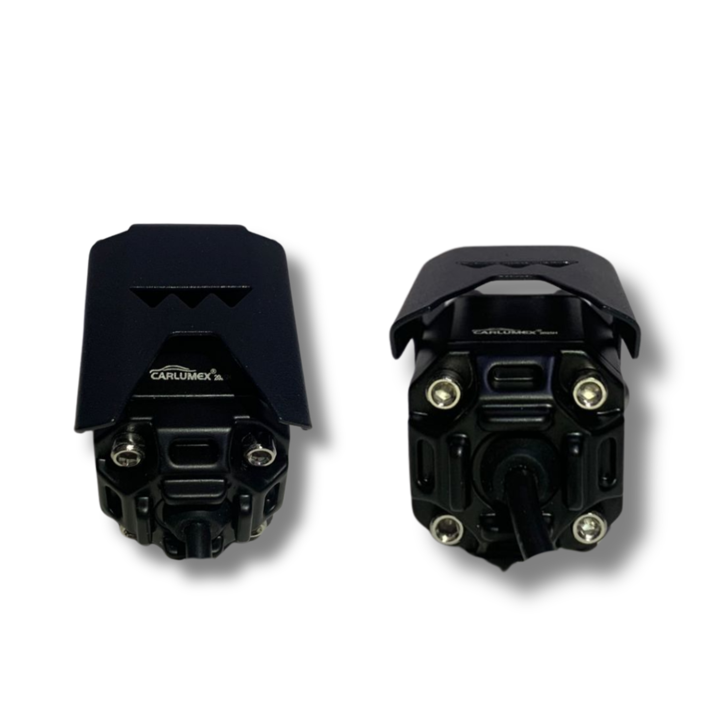 Faro LED Carlumex para Moto de 1 Lupa Blanco y Amarillo 24W 8000 Lúmenes 12V/24V