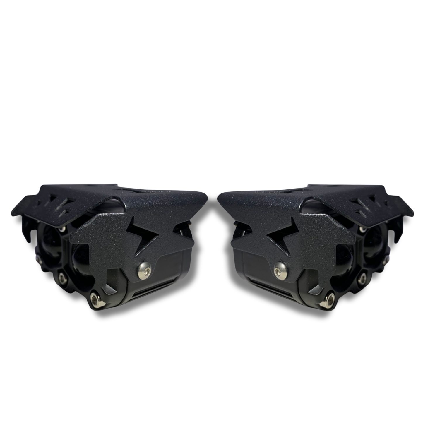 Faro LED Carlumex 2 Lupas para Moto 24W Blanco y Amarillo
