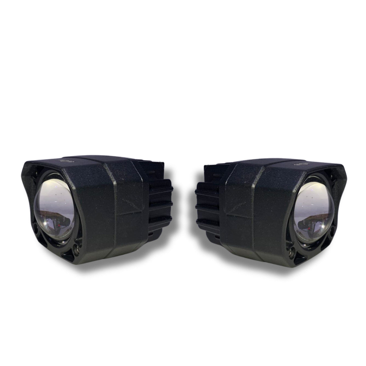 Faro LED para Moto Carlumex – 1 Lupa Blanco y Amarillo 40W