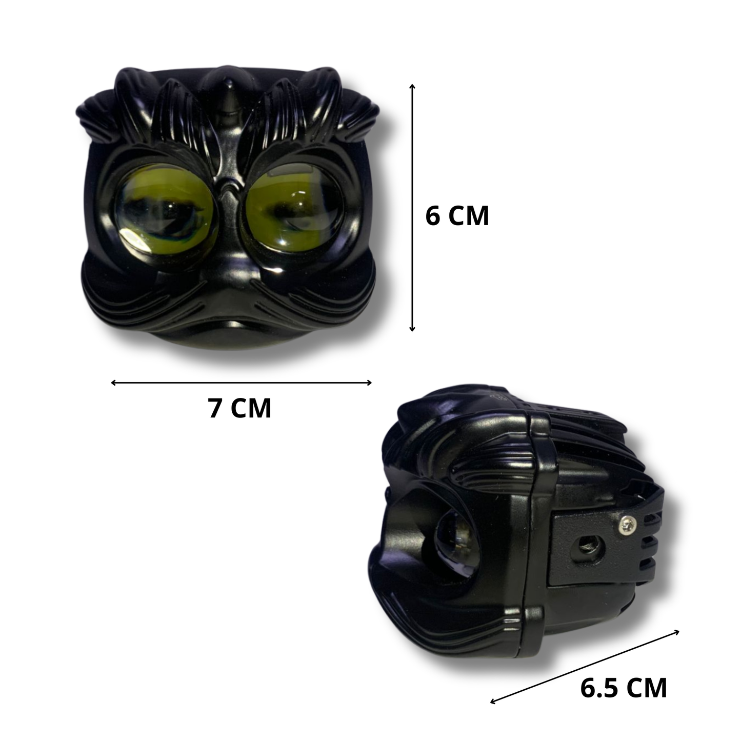 Faro LED Carlumex para Moto – 2 Lupas Blanco y Amarillo 30W