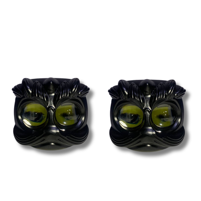 Faro LED Carlumex para Moto – 2 Lupas Blanco y Amarillo 30W