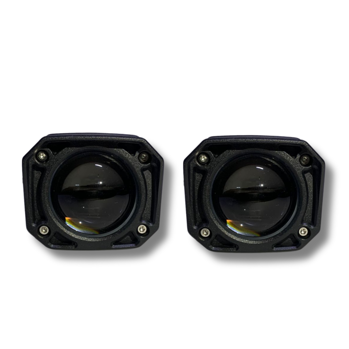 Faro LED para Moto Carlumex – 1 Lupa Blanco y Amarillo 40W