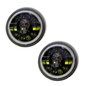 Faro LED Tuzoluz 7” con Calavera RGB, 8 Lupas y Aro de Ángel Blanco/Ámbar