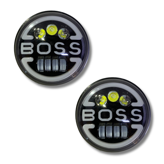 Faro Auxiliar LED Tuzoluz Boss 60W 10,000 Lúmenes Blanco/Ámbar 12V–24V