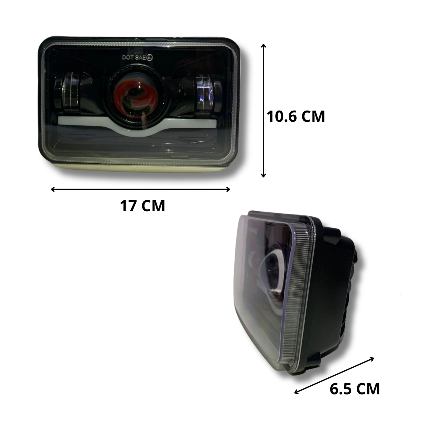 Unidad LED 5” Carlumex con Lupa – Altas, Bajas y Cuarto